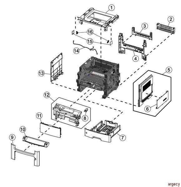 データカウンター部品 Lexmark MX610 MX617 MX611 MFP Parts | Argecy